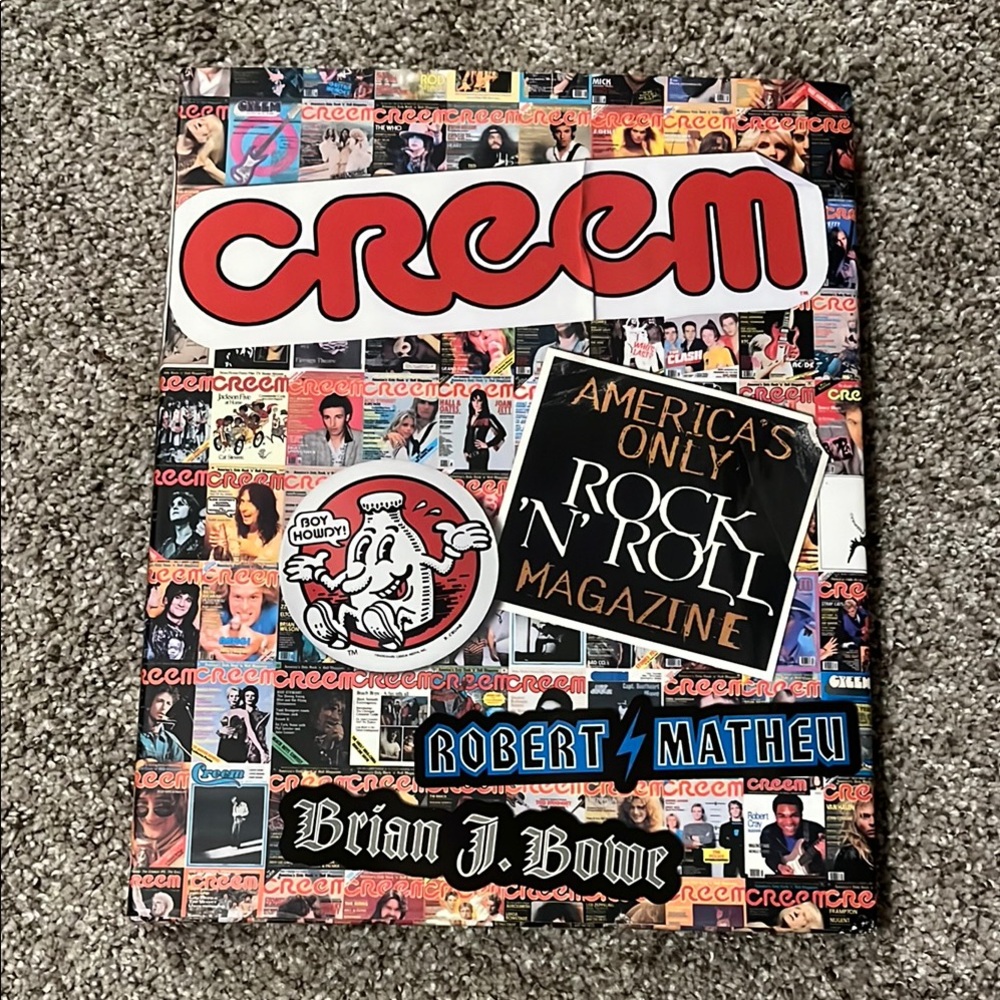 Creem Rock 'N' Roll Magazine hard back book
